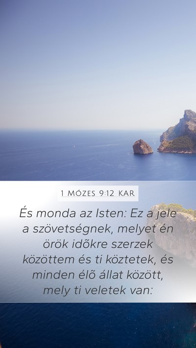 1 Mózes 9:12 KAR Bible Verse Image