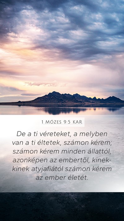 1 Mózes 9:5 KAR Bible Verse Image