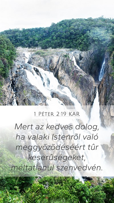1 Péter 2:19 KAR Bible Verse Image