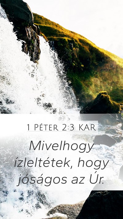 1 Péter 2:3 KAR Bible Verse Image
