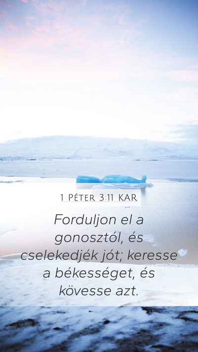 1 Péter 3:11 KAR Bible Verse Image