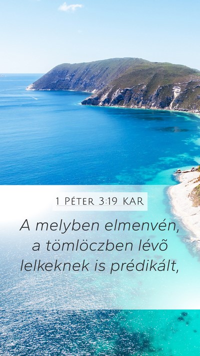 1 Péter 3:19 KAR Bible Verse Image