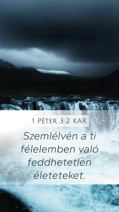 1 Péter 3:2 KAR Bible Verse Image