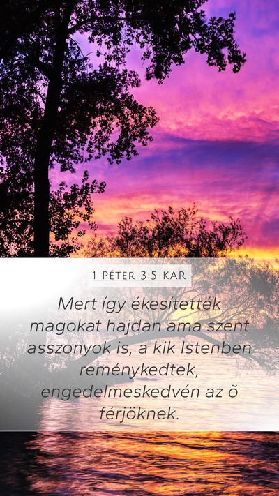 1 Péter 3:5 KAR Bible Verse Image
