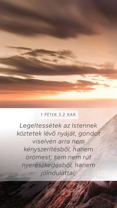 1 Péter 5:2 KAR Bible Verse Image