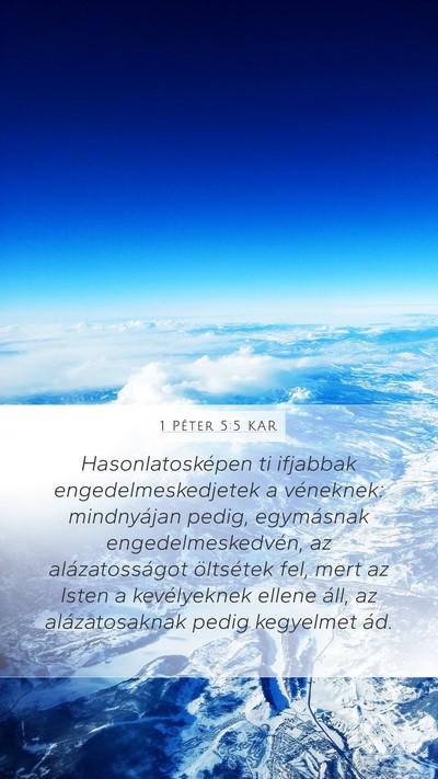 1 Péter 5:5 KAR Bible Verse Image