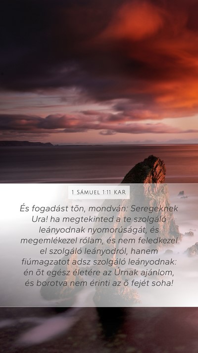 1 Sámuel 1:11 KAR Bible Verse Image