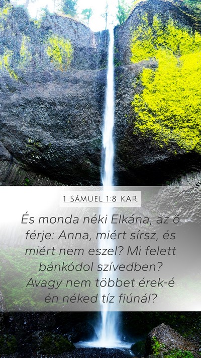 1 Sámuel 1:8 KAR Bible Verse Image
