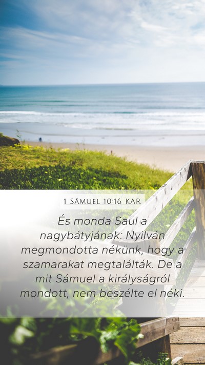 1 Sámuel 10:16 KAR Bible Verse Image