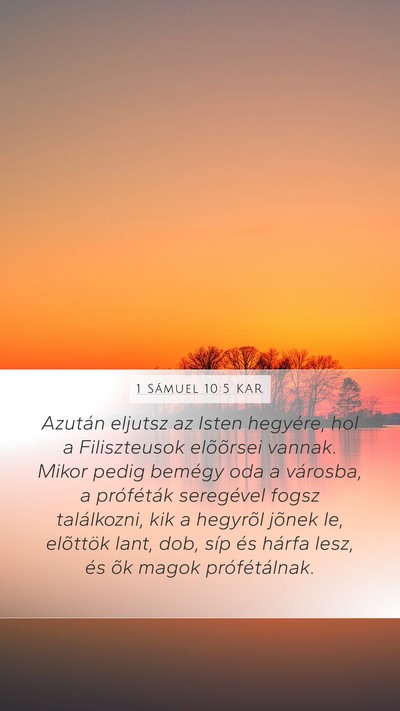 1 Sámuel 10:5 KAR Bible Verse Image