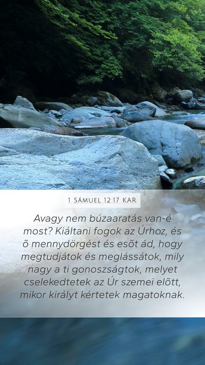 1 Sámuel 12:17 KAR Bible Verse Image
