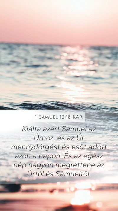 1 Sámuel 12:18 KAR Bible Verse Image