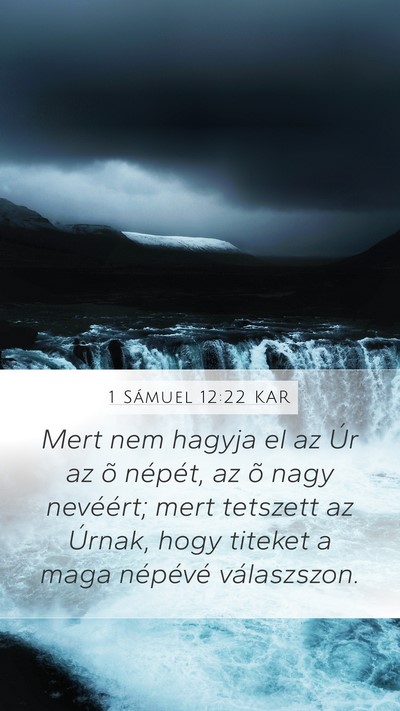 1 Sámuel 12:22 KAR Bible Verse Image