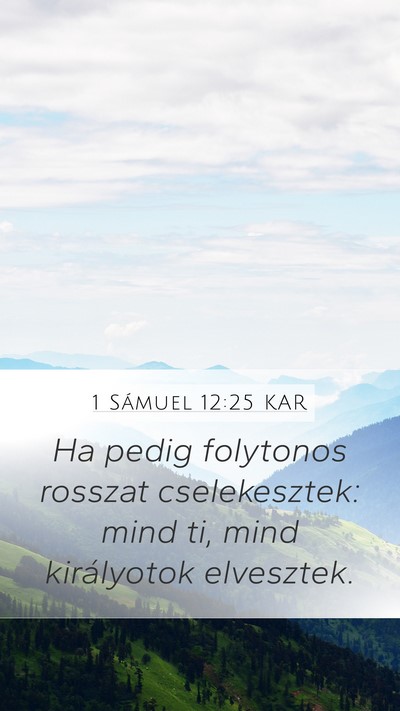 1 Sámuel 12:25 KAR Bible Verse Image