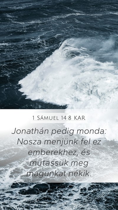 1 Sámuel 14:8 KAR Bible Verse Image