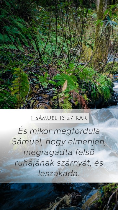 1 Sámuel 15:27 KAR Bible Verse Image