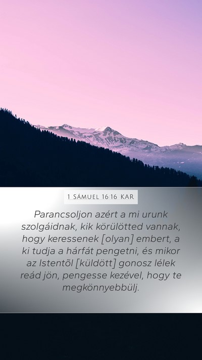 1 Sámuel 16:16 KAR Bible Verse Image