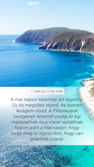 1 Sámuel 17:46 KAR Bible Verse Image