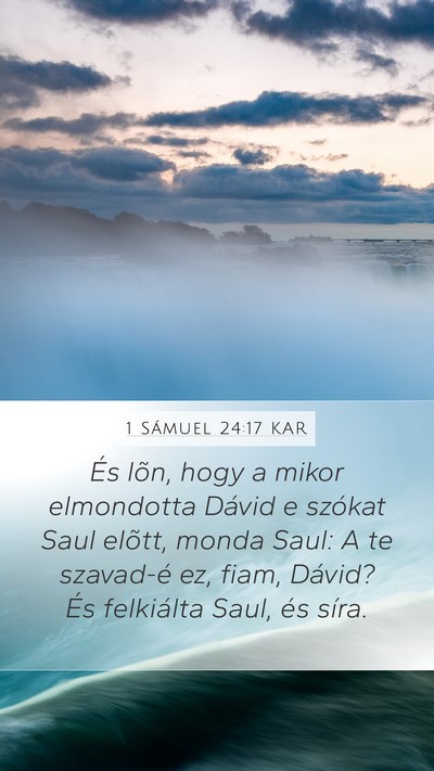 1 Sámuel 24:17 KAR Bible Verse Image