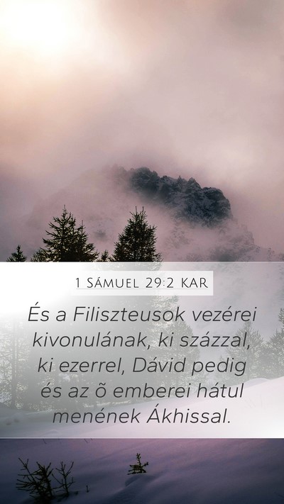 1 Sámuel 29:2 KAR Bible Verse Image