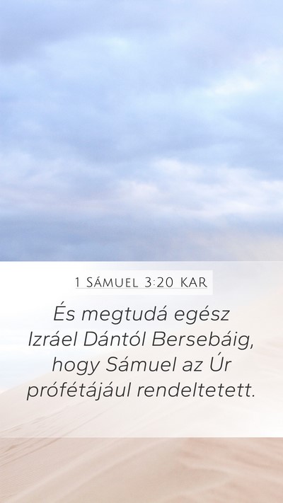 1 Sámuel 3:20 KAR Bible Verse Image