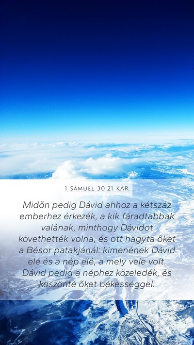 1 Sámuel 30:21 KAR Bible Verse Image