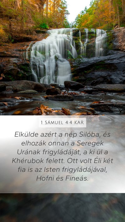 1 Sámuel 4:4 KAR Bible Verse Image