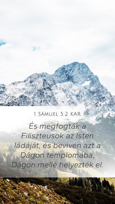 1 Sámuel 5:2 KAR Bible Verse Image