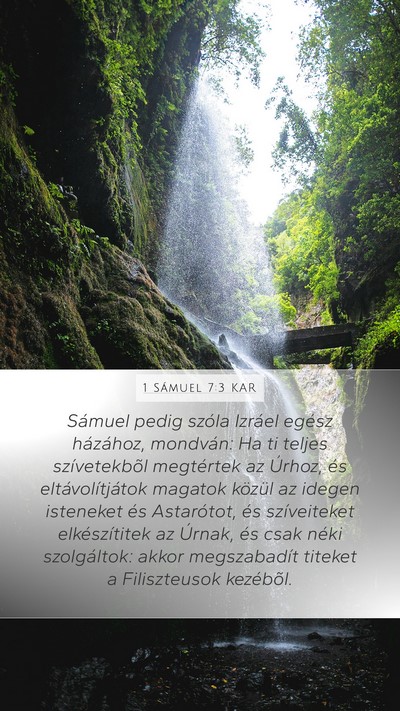 1 Sámuel 7:3 KAR Bible Verse Image