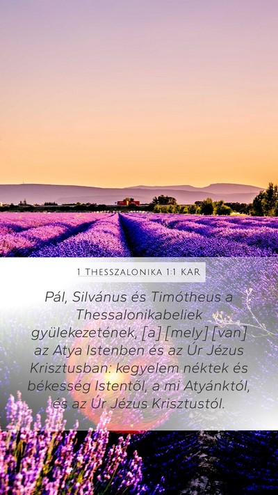 1 Thesszalonika 1:1 KAR Bible Verse Image