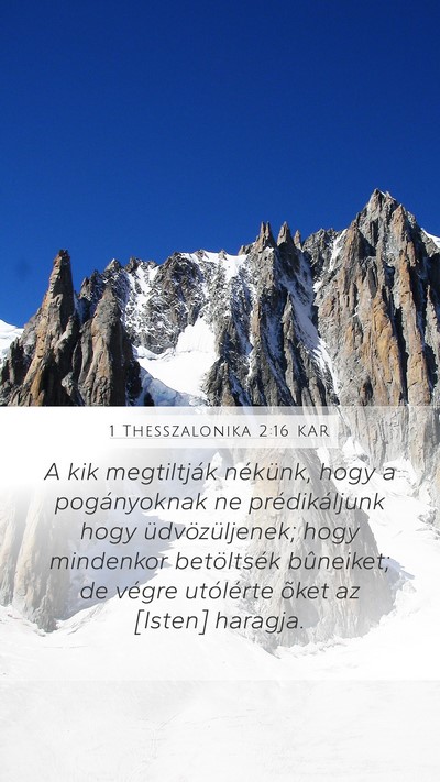 1 Thesszalonika 2:16 KAR Bible Verse Image