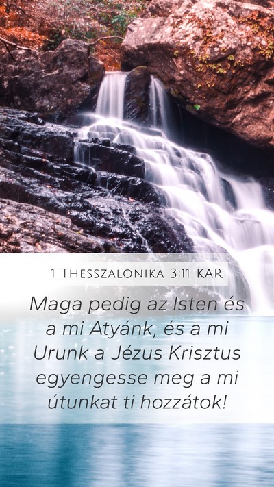 1 Thesszalonika 3:11 KAR Bible Verse Image