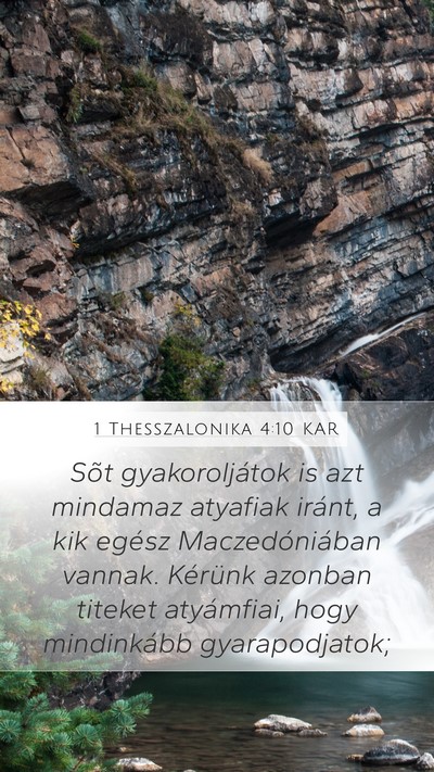 1 Thesszalonika 4:10 KAR Bible Verse Image