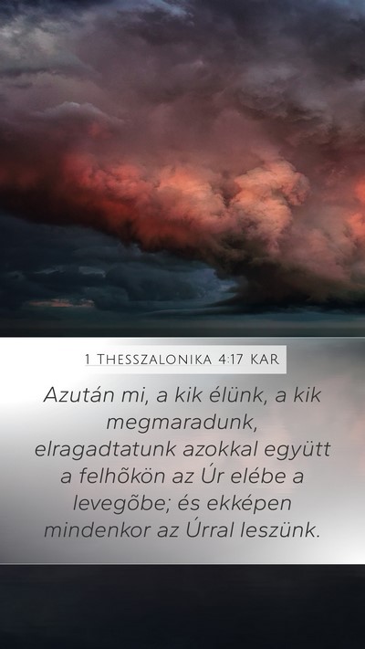 1 Thesszalonika 4:17 KAR Bible Verse Image