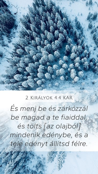 2 Királyok 4:4 KAR Bible Verse Image