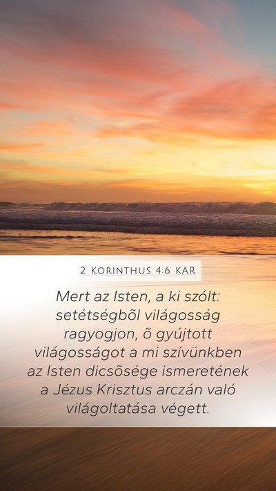 2 Korinthus 4:6 KAR Bible Verse Image
