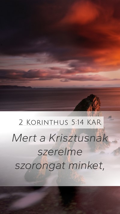 2 Korinthus 5:14 KAR Bible Verse Image