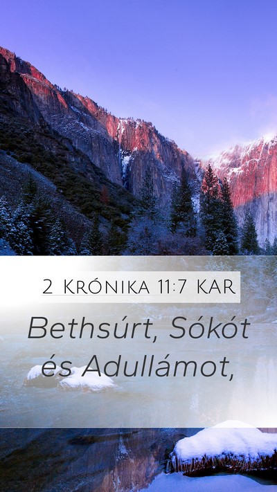 2 Krónika 11:7 KAR Bible Verse Image