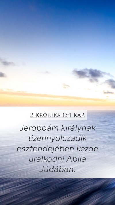 2 Krónika 13:1 KAR Bible Verse Image