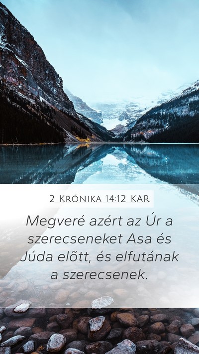 2 Krónika 14:12 KAR Bible Verse Image