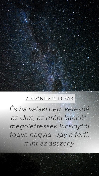 2 Krónika 15:13 KAR Bible Verse Image