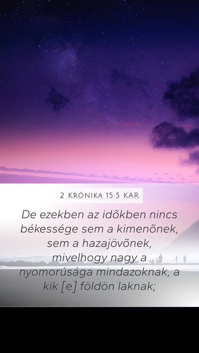 2 Krónika 15:5 KAR Bible Verse Image