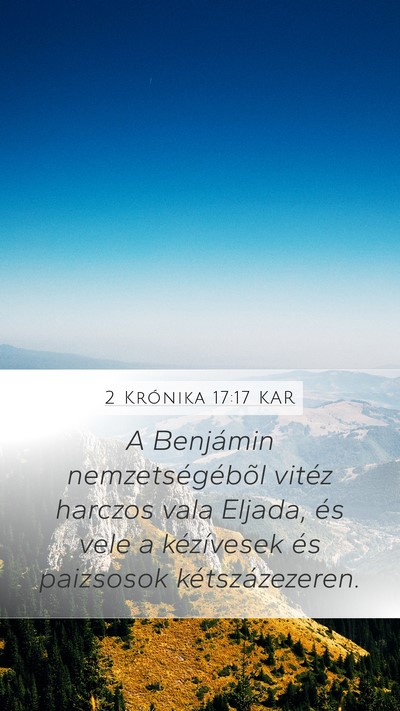 2 Krónika 17:17 KAR Bible Verse Image