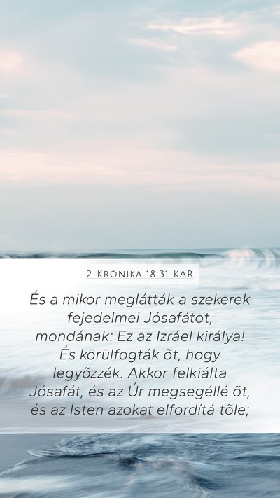 2 Krónika 18:31 KAR Bible Verse Image
