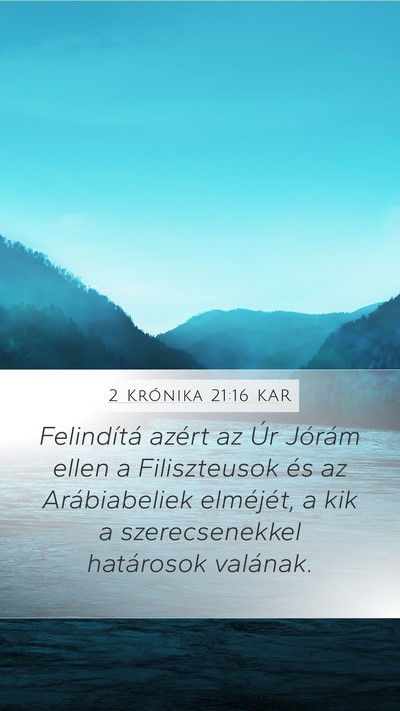 2 Krónika 21:16 KAR Bible Verse Image