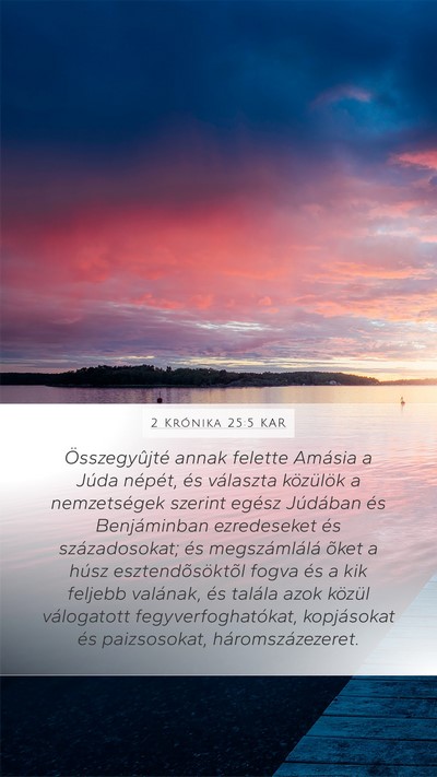 2 Krónika 25:5 KAR Bible Verse Image