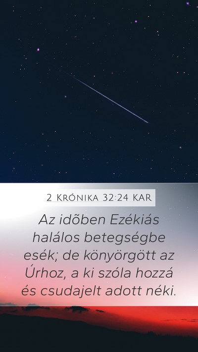 2 Krónika 32:24 KAR Bible Verse Image