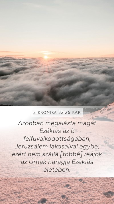 2 Krónika 32:26 KAR Bible Verse Image