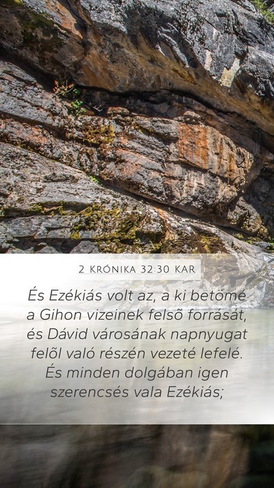 2 Krónika 32:30 KAR Bible Verse Image