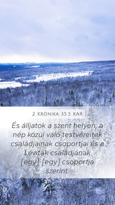 2 Krónika 35:5 KAR Bible Verse Image